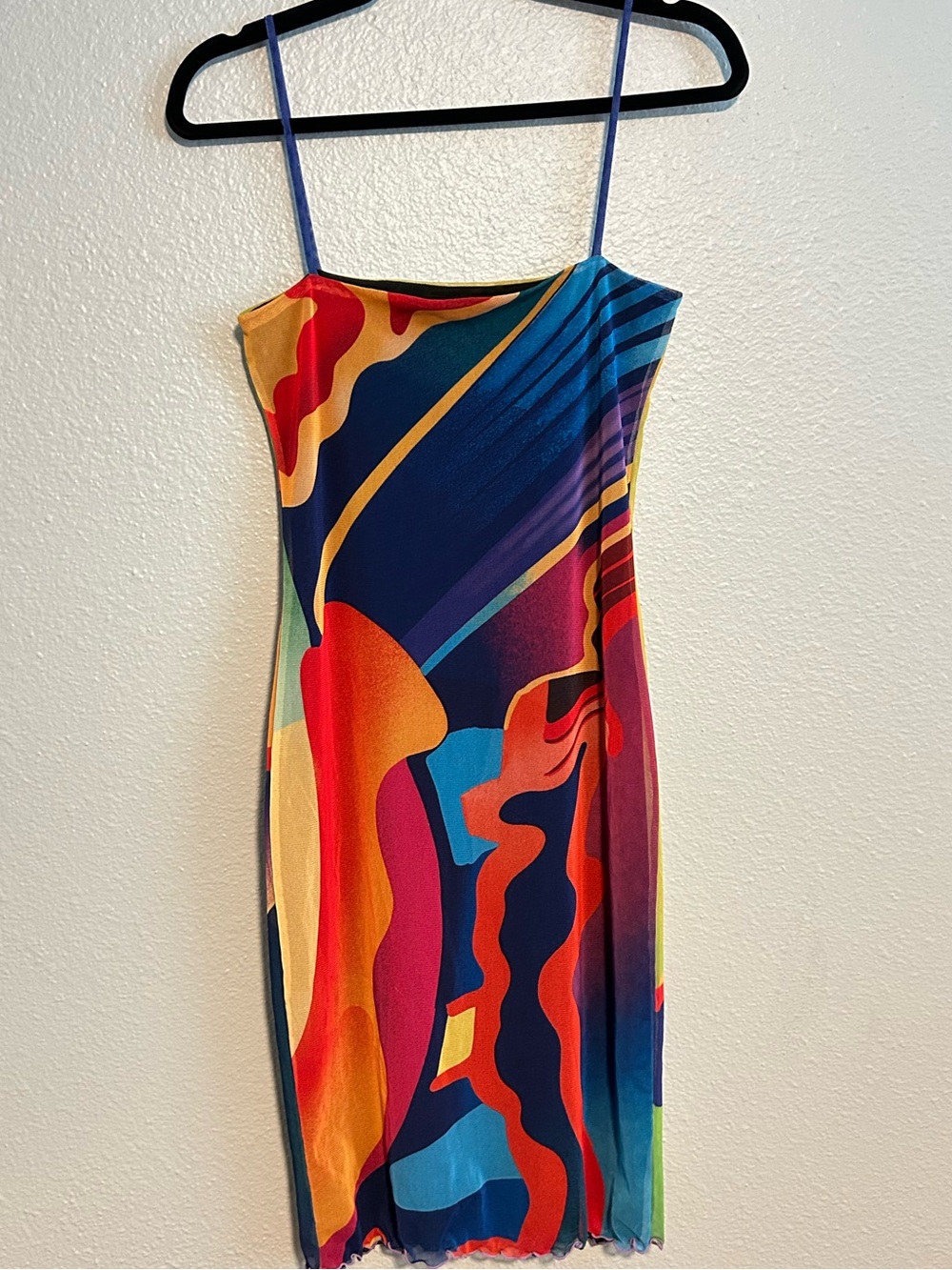 EXPIRED GIRL Multicolor Abstract Reversible Slip Dress